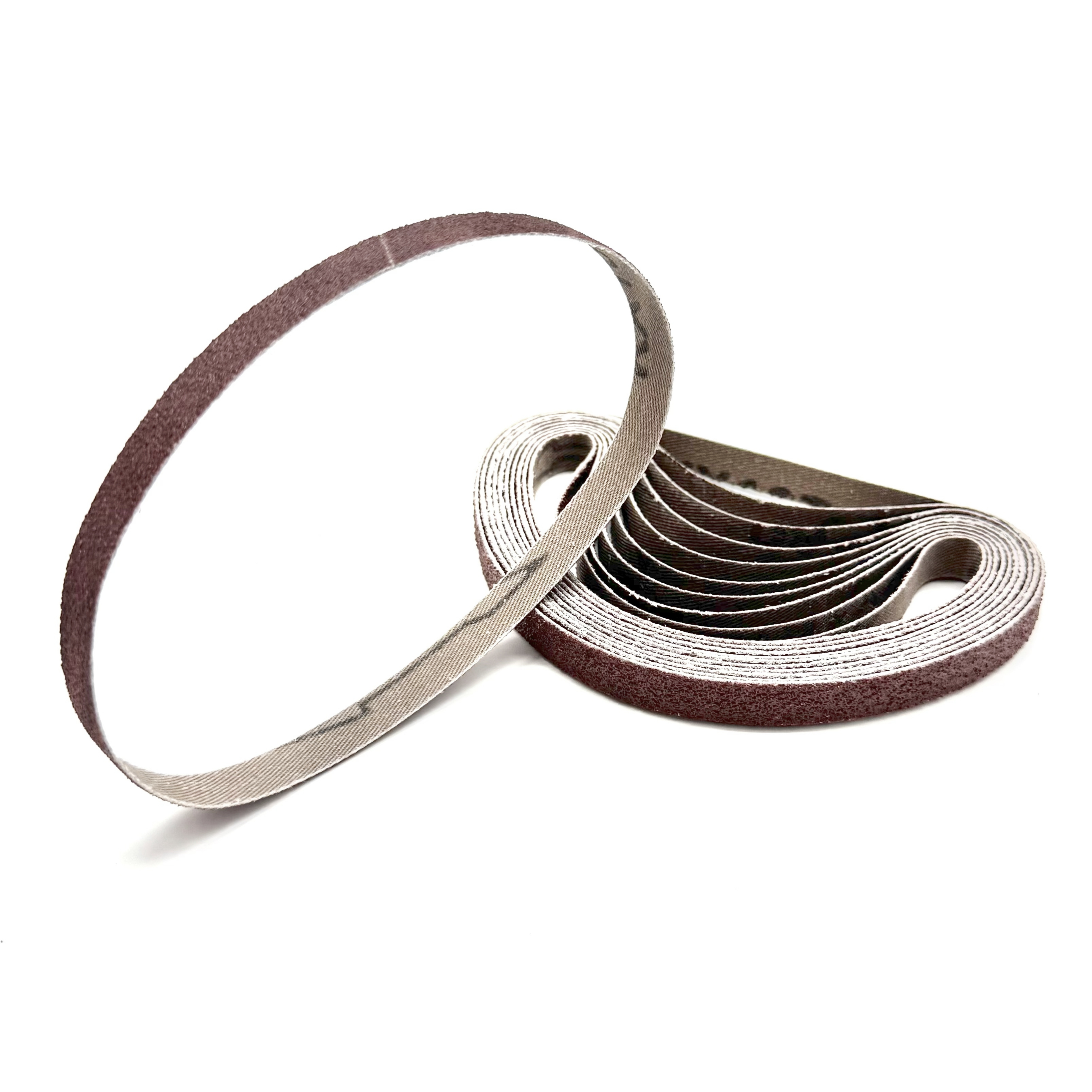 Red Aluminium Oxide Sanding Belt 10 x 330 mm