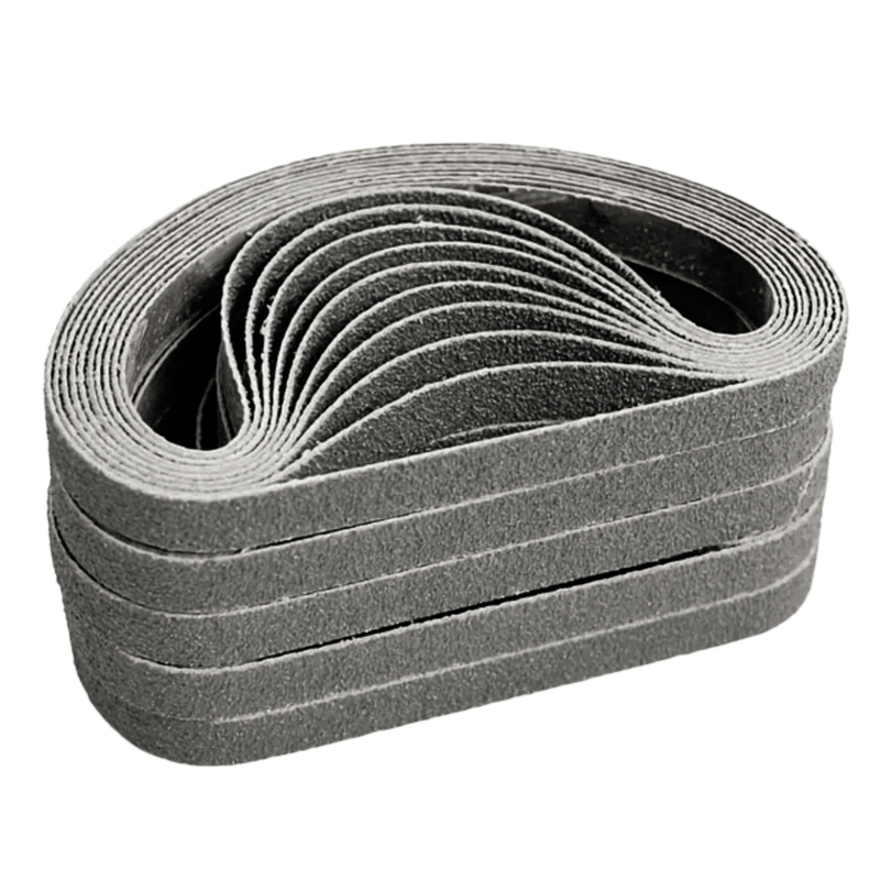 Black Silicon Carbide Sanding Belt 10 x 330 mm