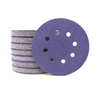 Purple Ceramic 8 Holes 125mm Sanding Disc