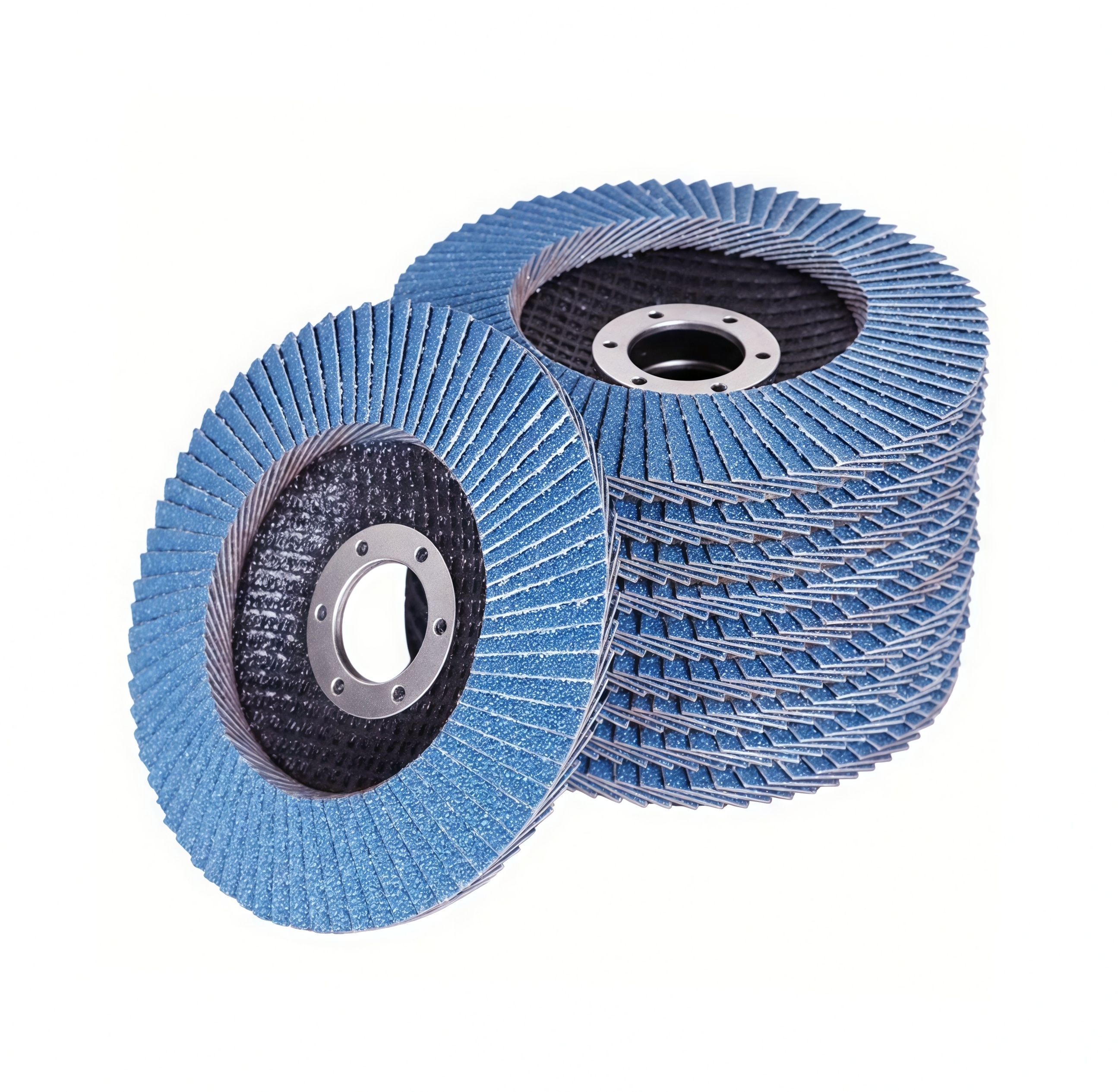 Blue Aluminum Oxide Flap Disc – Fiber Backing
