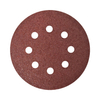 Red Aluminum Oxide 8 Holes 125mm Velcro Sanding Disc 