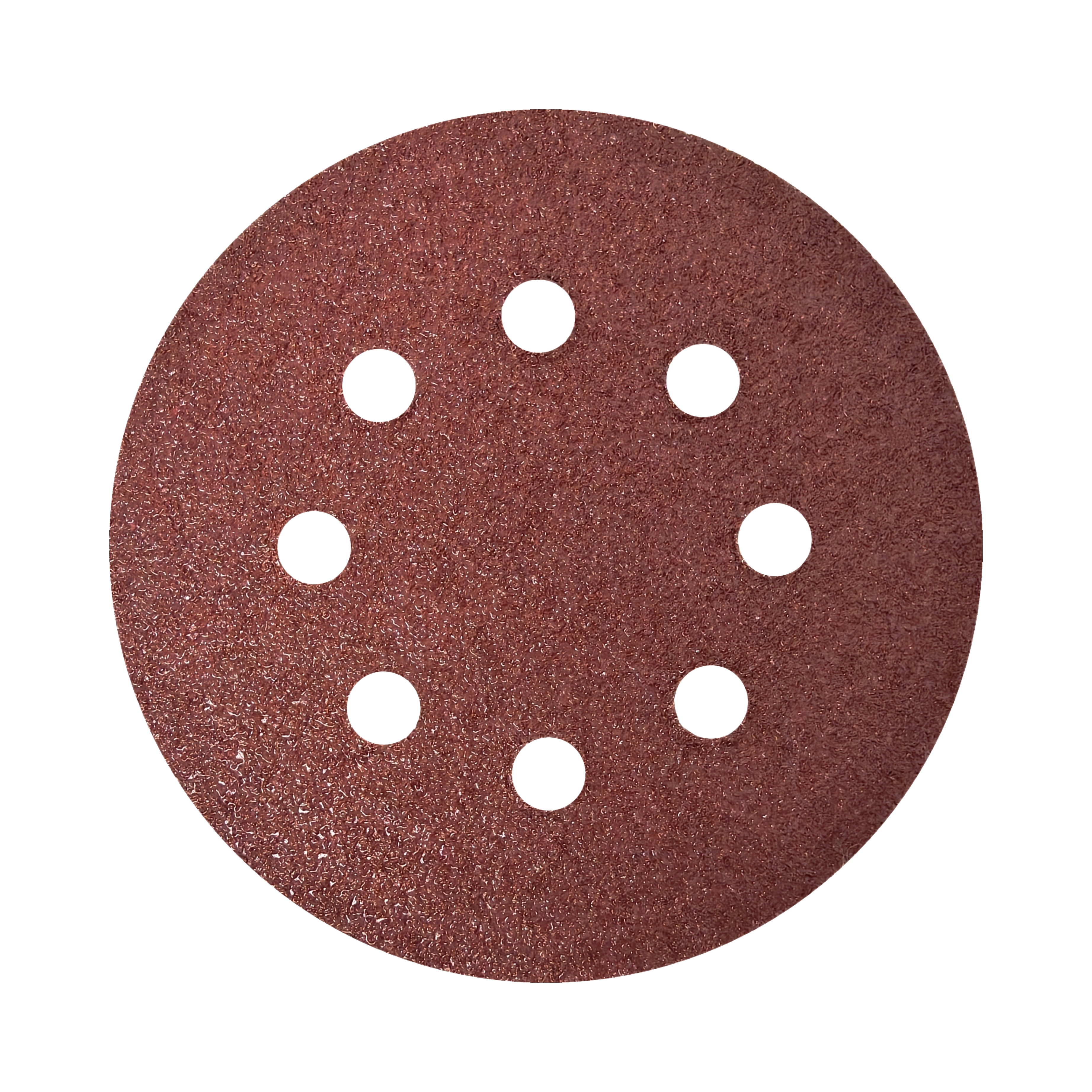 Red Aluminum Oxide 8 Holes 125mm Velcro Sanding Disc 