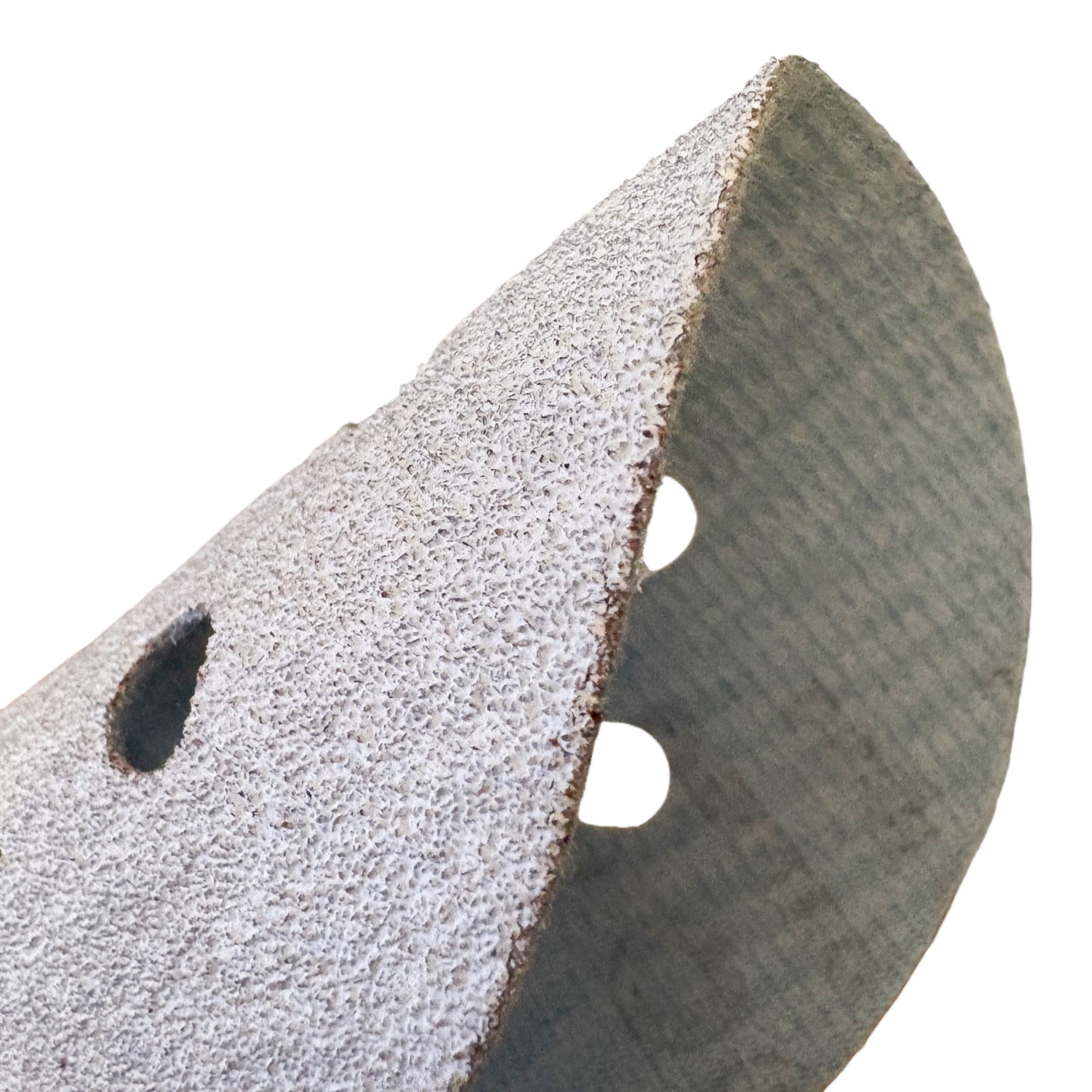 White Aluminum Oxide 8 Holes 125mm Velcro Sanding Disc