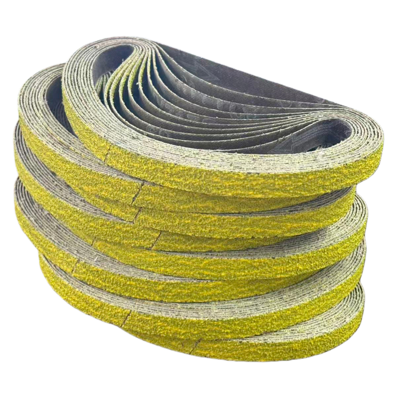 Yellow Ceramic Sanding Belt 13 x 457 mm
