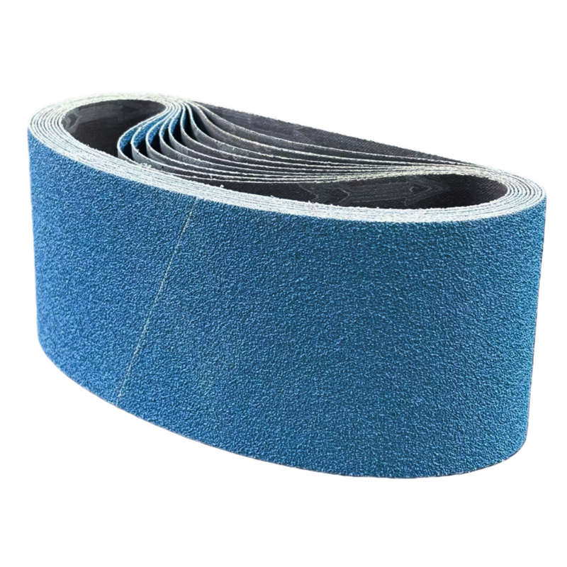 Blue Zirconia Corundum Sanding Belt 75 x 533 mm