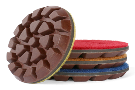 Turbo Pattern Copper Bond Transitional Polishing Pad