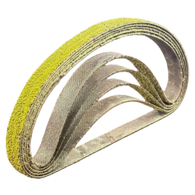 Yellow Ceramic Sanding Belt 10 X 330 mm