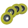 Yellow Ceramic Flap Disc – Fiber Backing
