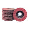 Red Aluminum Oxide Flap Disc – Fiber Backing
