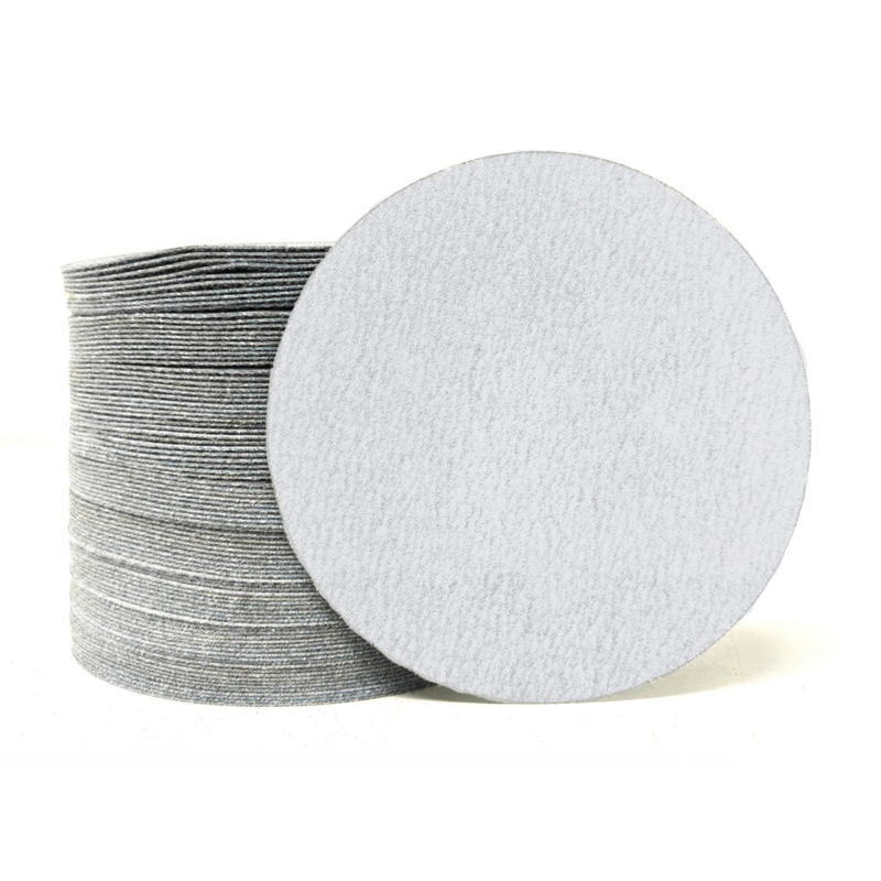 White Aluminum Oxide 125mm Velcro Sanding Disc
