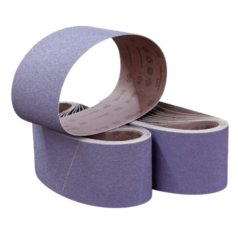 Purple Ceramic Abrasive Sanding Belt 75 x 533 mm
