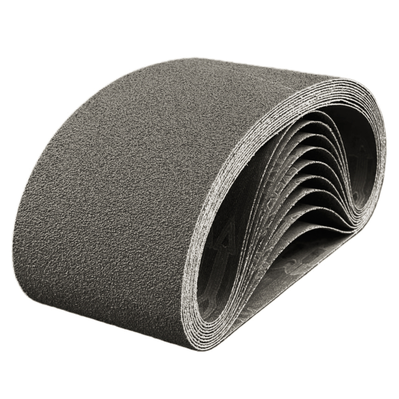 Black Silicon Carbide Sanding Belt 75 x 533 mm