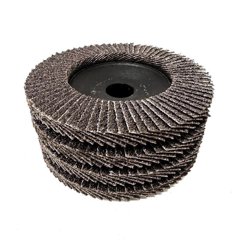 Brown Aluminum Oxide Flap Disc (Plastic Backing)