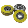 Yellow Ceramic Flap Disc – Fiber Backing