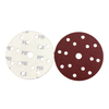 Red Aluminum Oxide 15 Holes 150mm Velcro Sanding Disc 
