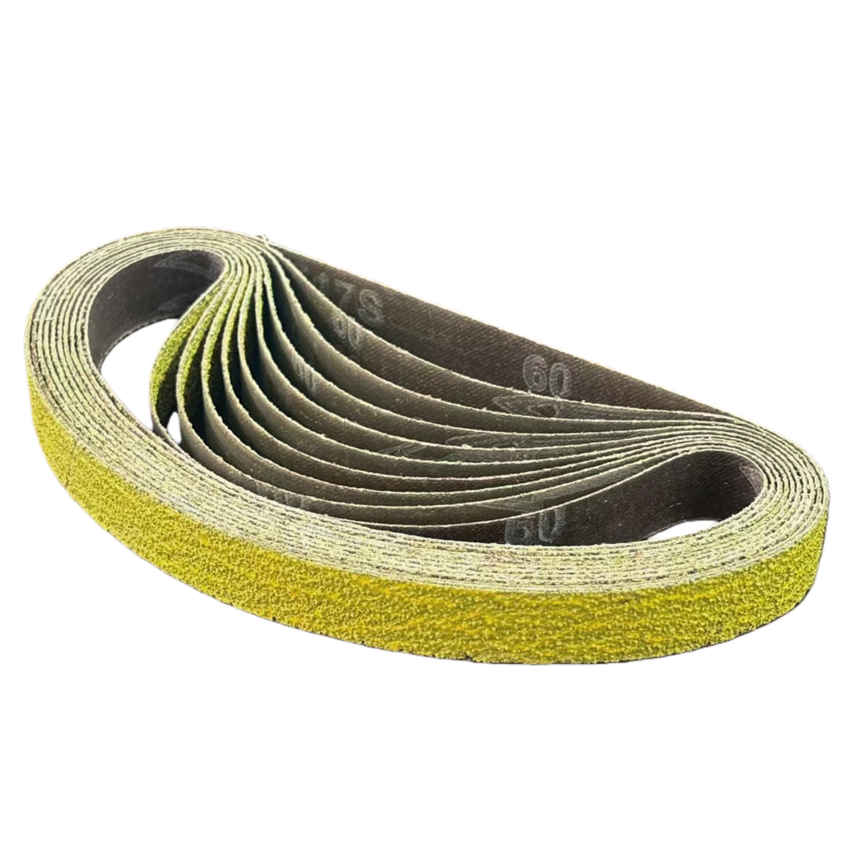 Yellow Ceramic Abrasive Sanding Belt 20 X 520 mm