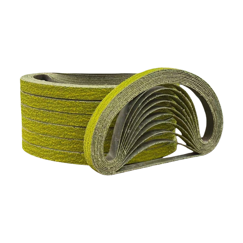 Yellow Ceramic Sanding Belt 13 x 457 mm