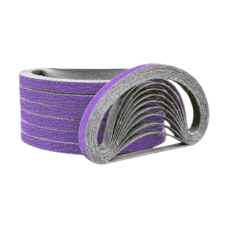 Purple Ceramic Abrasive Sanding Belt 13 X 457mm