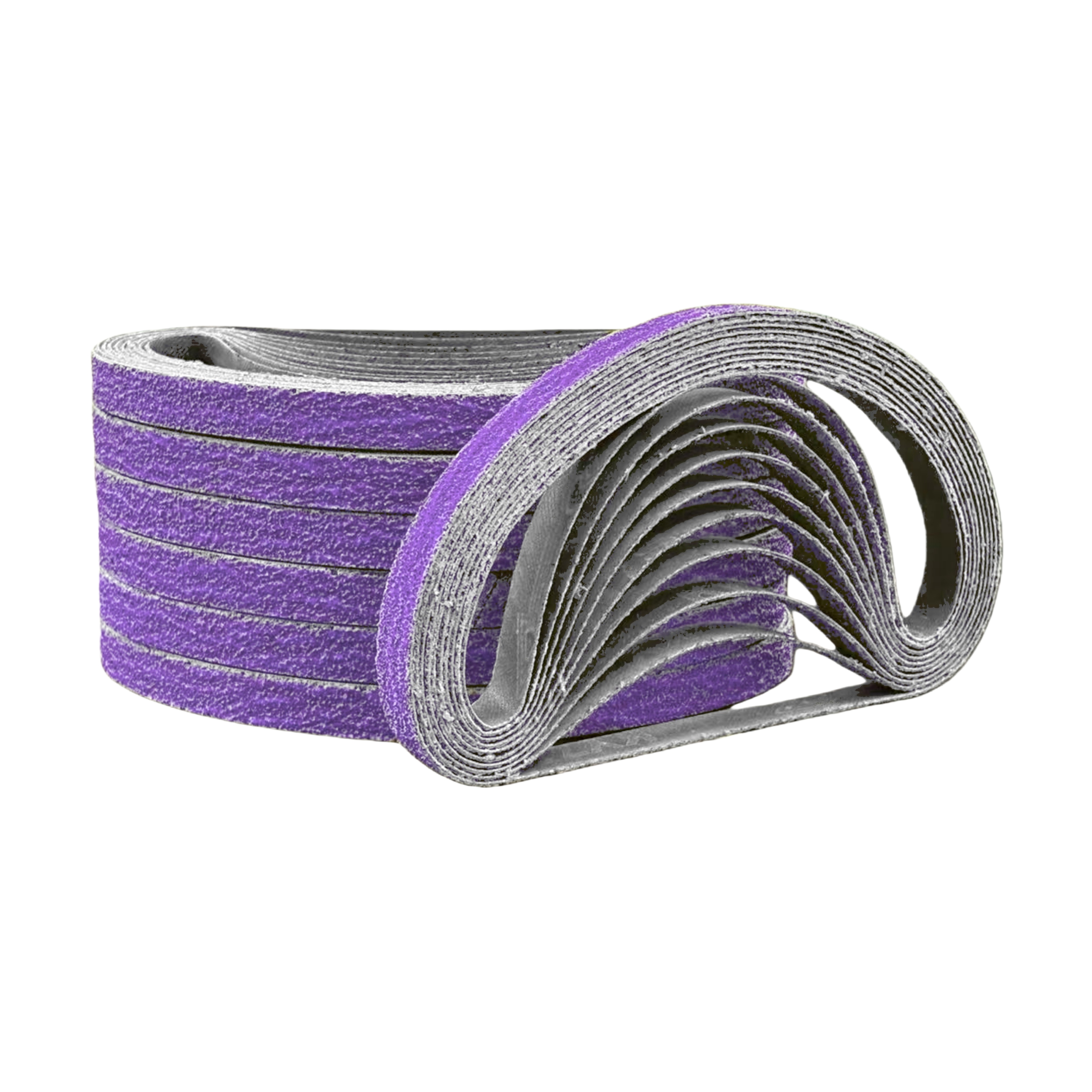 Purple Ceramic Abrasive Sanding Belt 13 X 457mm