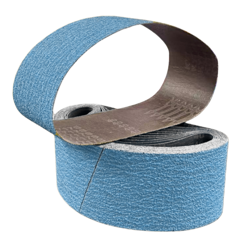 Blue Ceramic Abrasive Sanding Belt 75 X 533 mm
