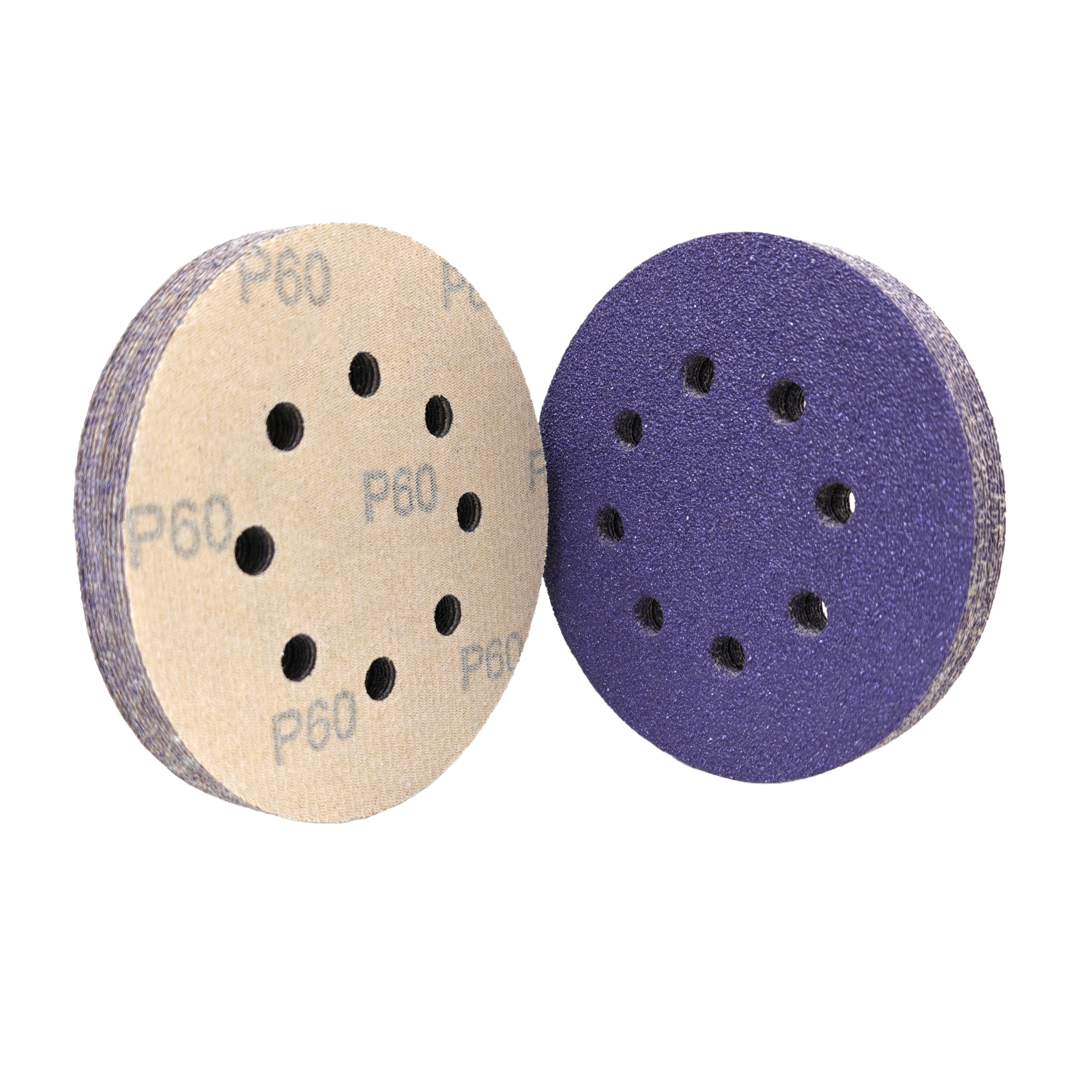 Purple Ceramic 8 Holes 125mm Sanding Disc