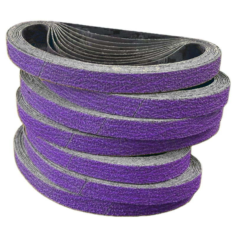 Purple Ceramic Abrasive Sanding Belt 20 X 520 mm