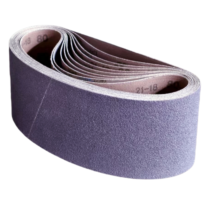 Purple Ceramic Abrasive Sanding Belt 75 x 533 mm