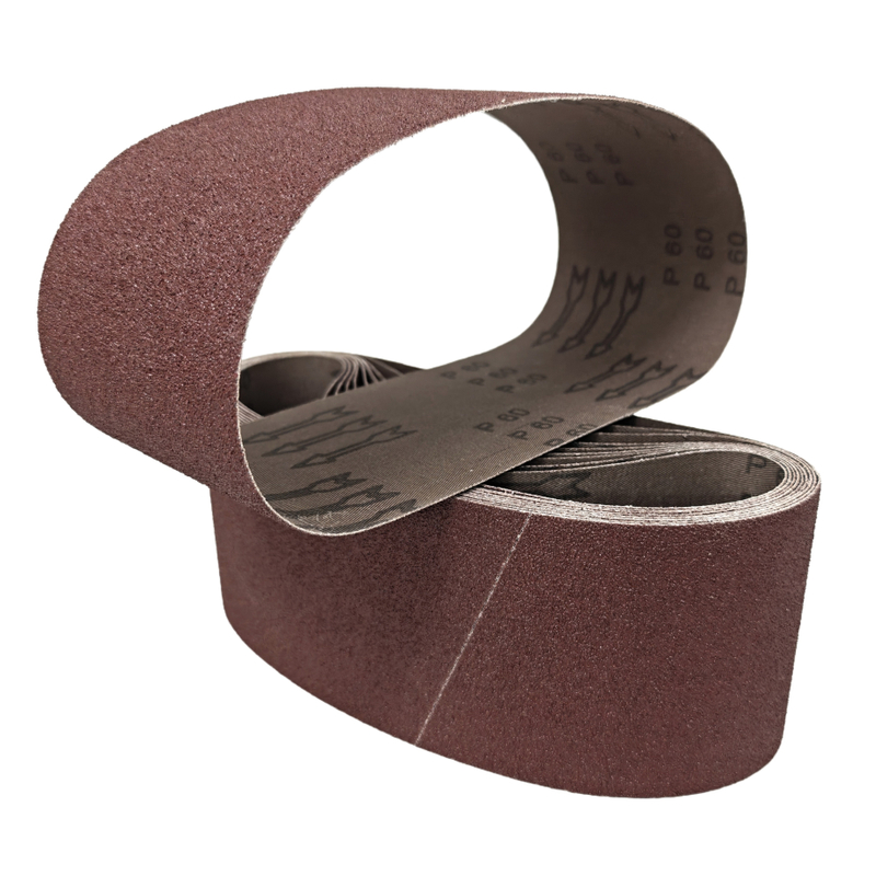 Red Aluminium Oxide Sanding Belt 75 X 533 mm