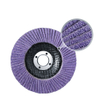 Purple Ceramic Flap Disc – Fiber Backing