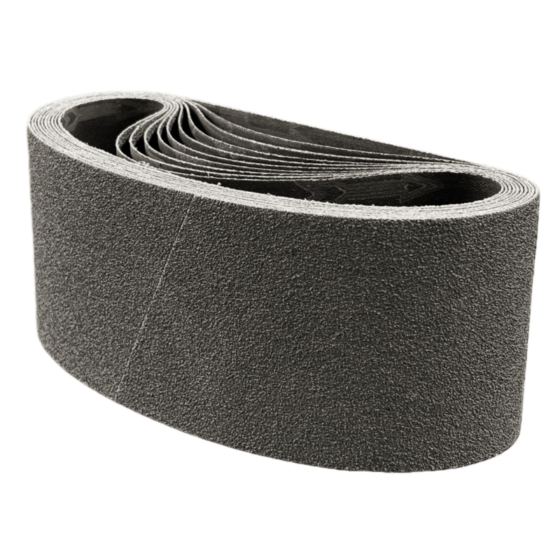 Black Silicon Carbide Sanding Belt 75 x 533 mm